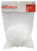A 4 ft x 50 ft bag of Botanicare Hortitrellis clear plastic plant support trellis netting in a clear poly bag with a red and white header card, isolated on a white background.