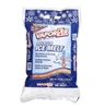A 20 lb (9.08 kg) white and blue bag of Vaporizer Premium Ice Melt featuring a thermometer graphic indicating effectiveness down to -15°F, with text stating "Contains Calcium Chloride" and "Gentle on Concrete, Lawns & Plants."