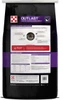 Back of Purina Outlast Gastric Support Supplement bag showing feeding directions, ingredients, guaranteed analysis, and product benefits.