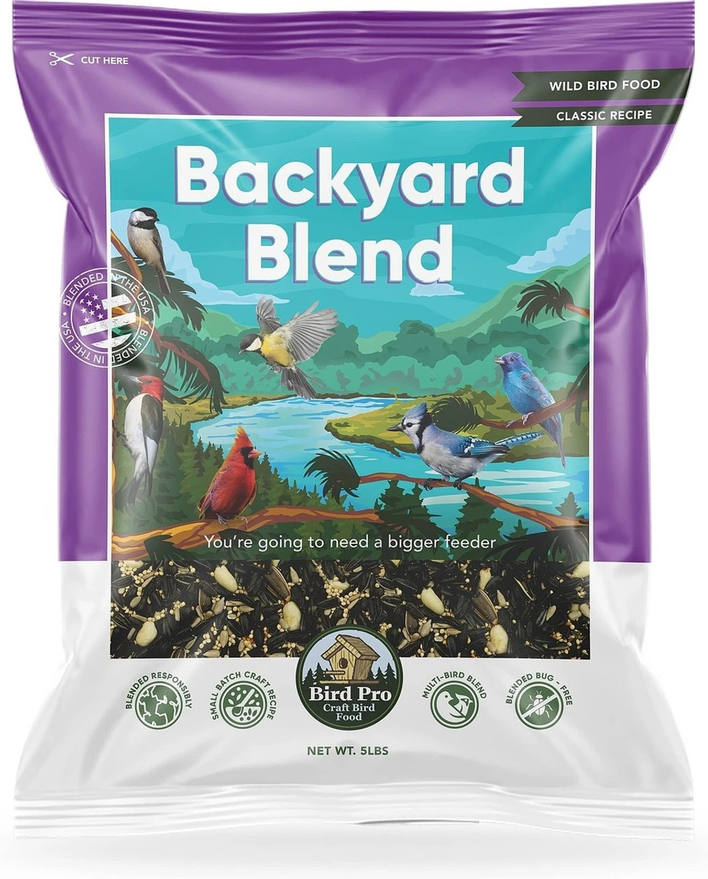 Bird Pro Backyard Blend Wild Bird Seed