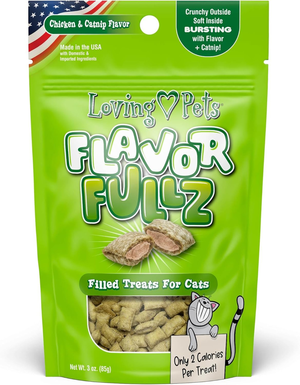 Loving Pets Flavor Fullz Cat Treats, 3oz.