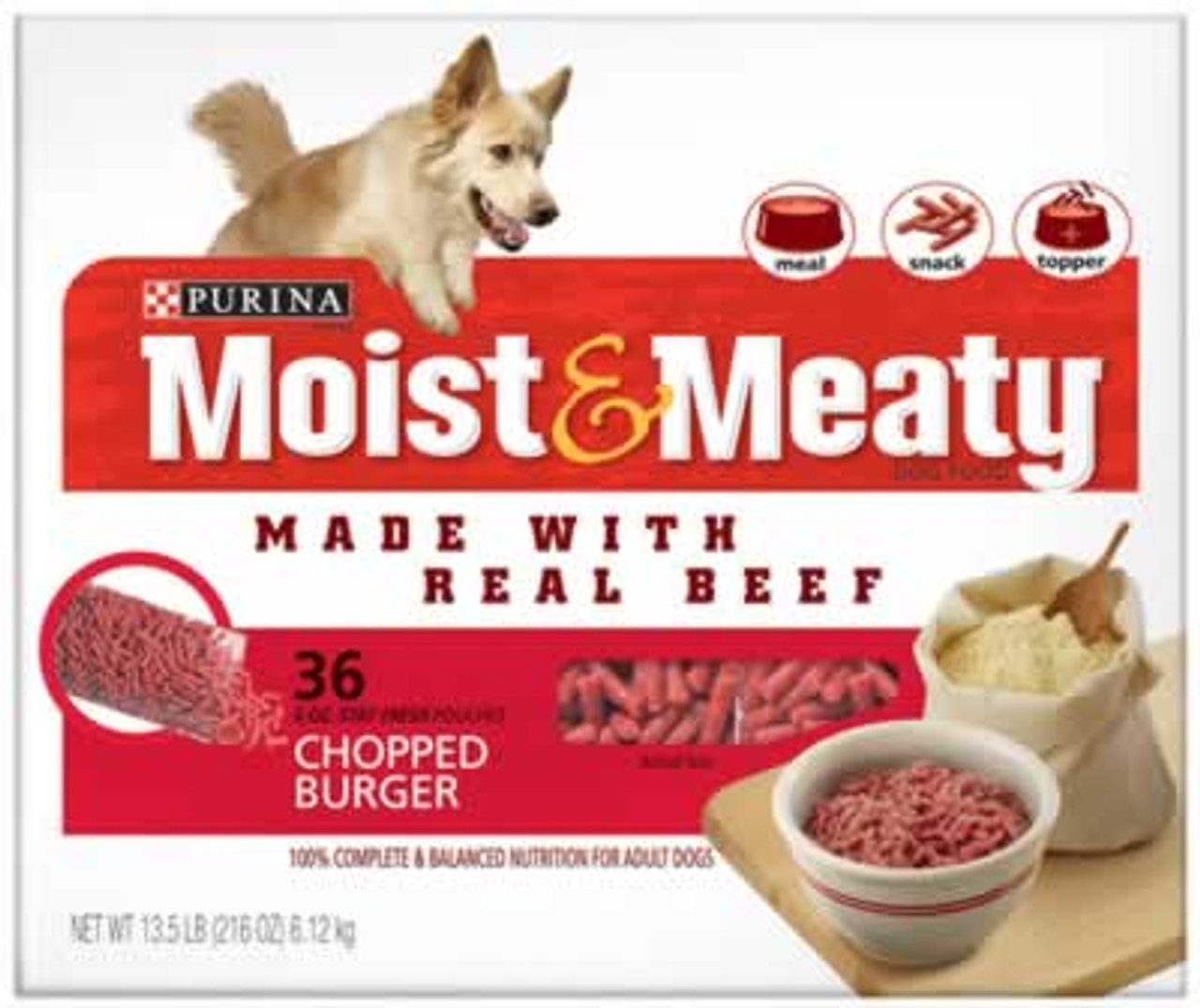 moist and meaty dog food