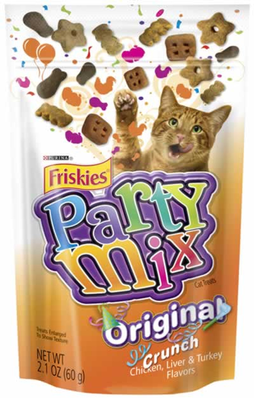 Friskies party mix cat clearance treats