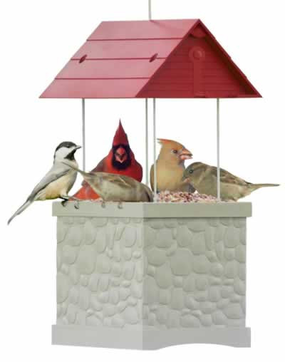 Heath Infinity Hanging Wishing Well Bird Feeder Countrymax