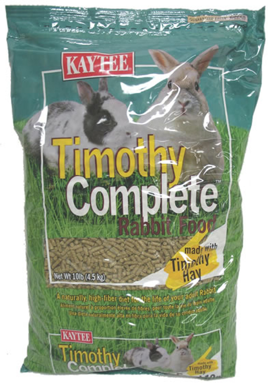 kaytee timothy complete rabbit food 9.5 lbs