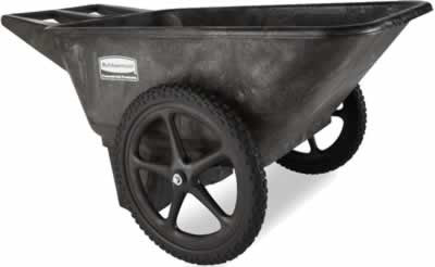 Rubbermaid Commercial Big Wheel Lawn Cart 300 Pound Capacity