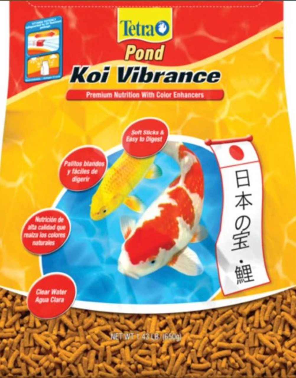 Tetra Koi Vibrance 1.43 lbs Pond Fish Food Sticks in the Pond Accessories  department at
