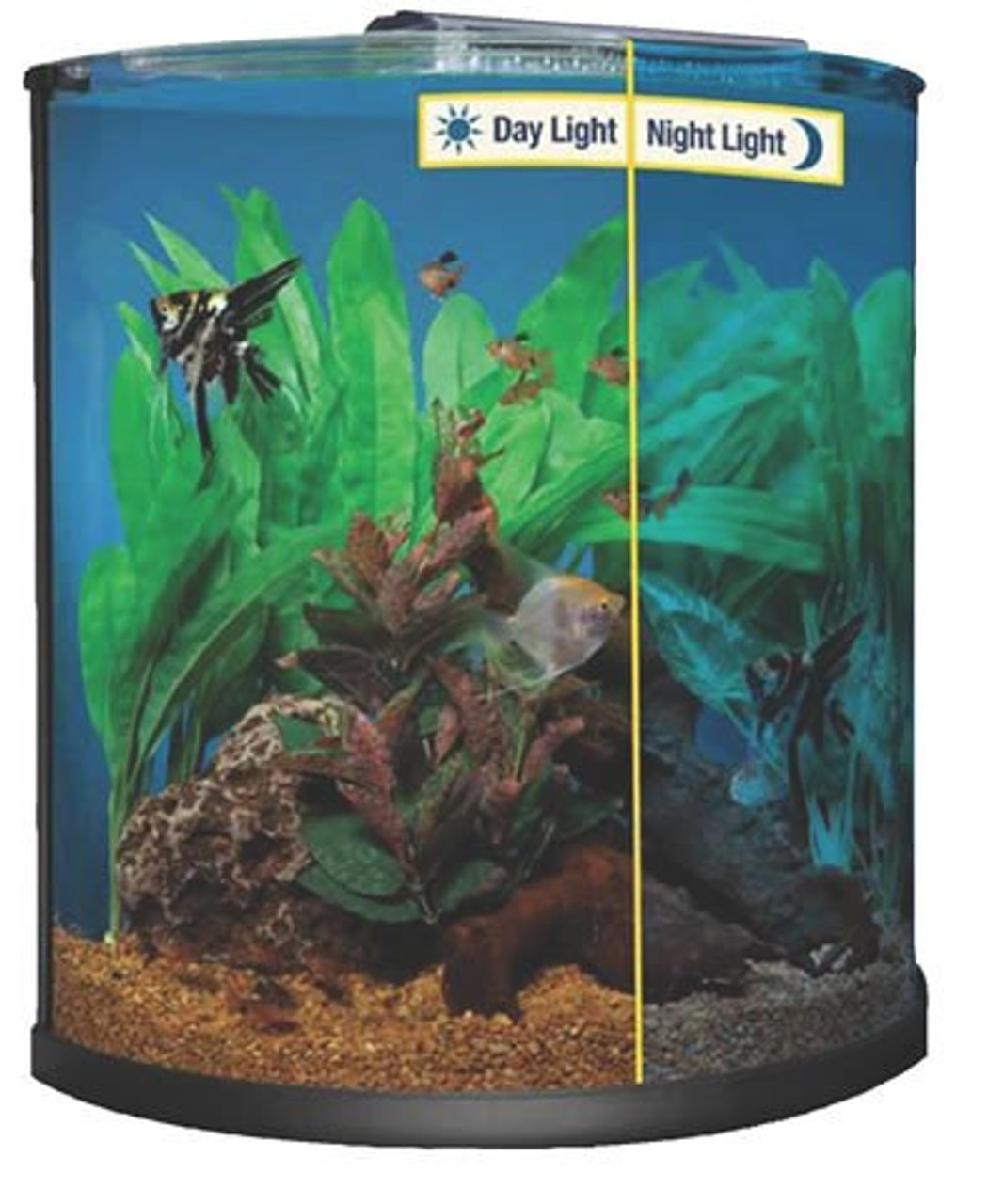 Marineland Half Moon LED Aquarium Combo Kit, 30 Gallons - CountryMax