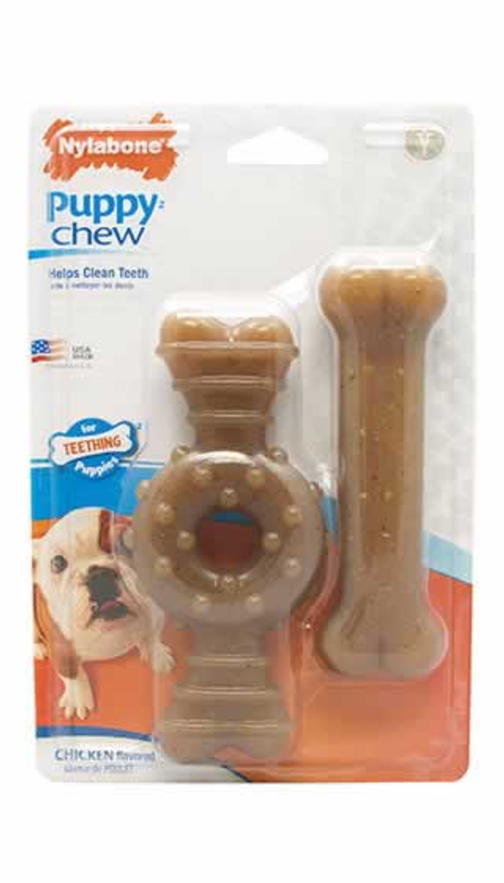 what can puppies chew on while teething