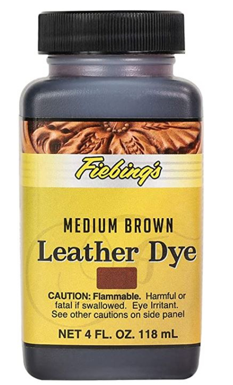 Fiebing's Brown Leather Dye, 4 Ounce