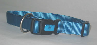 Hamilton Ocean Adjustable Nylon Dog Collar, 3/8" x 712 CountryMax