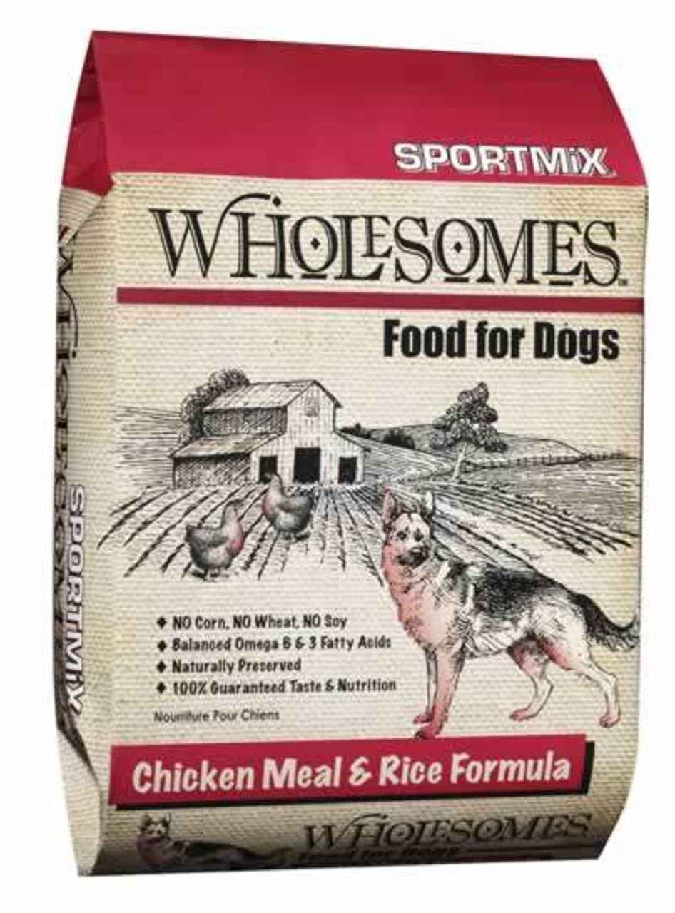 Sportmix wholesome fish meal and rice formula deals dry dog food