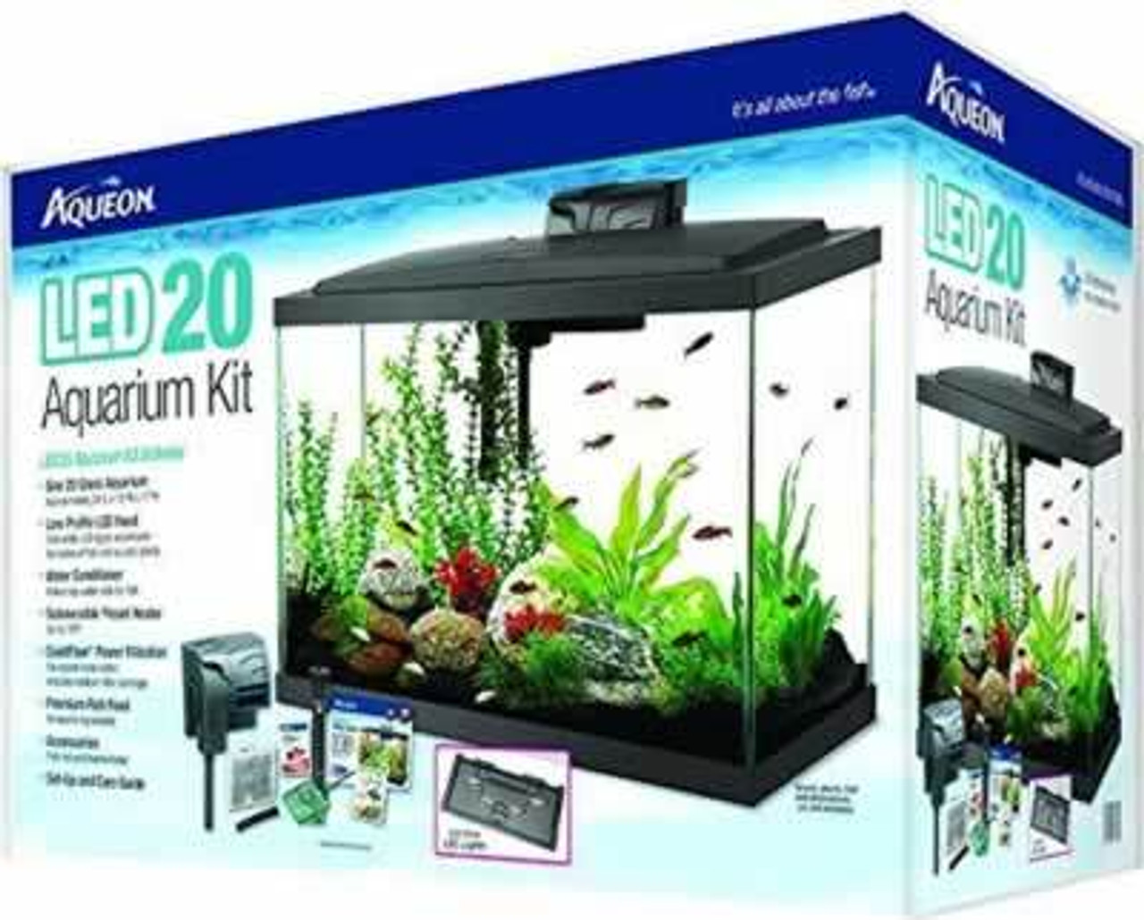 aqueon 29 gallon aquarium kit