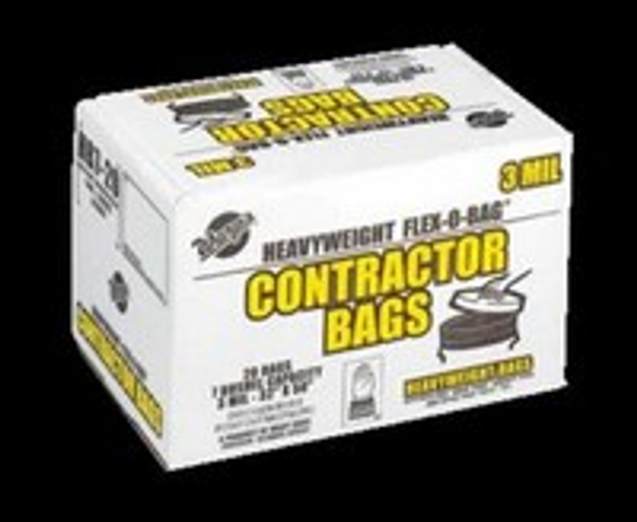 Husky 42-Gal Heavy Duty Contractor Clean-Up Trash Bags, Black (20