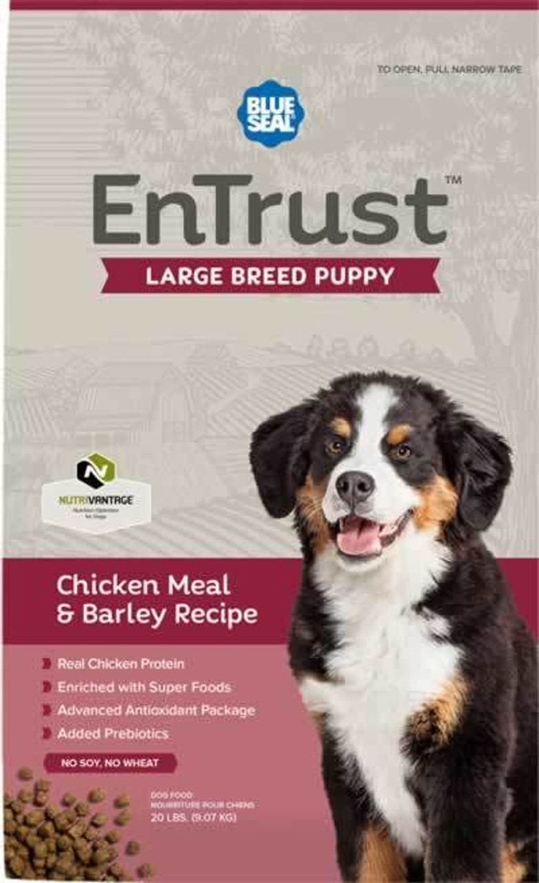 entrust blue seal dog food