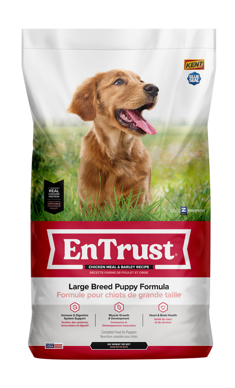Blue Seal EnTrust Large Breed Puppy Chicken Meal Barley CountryMax