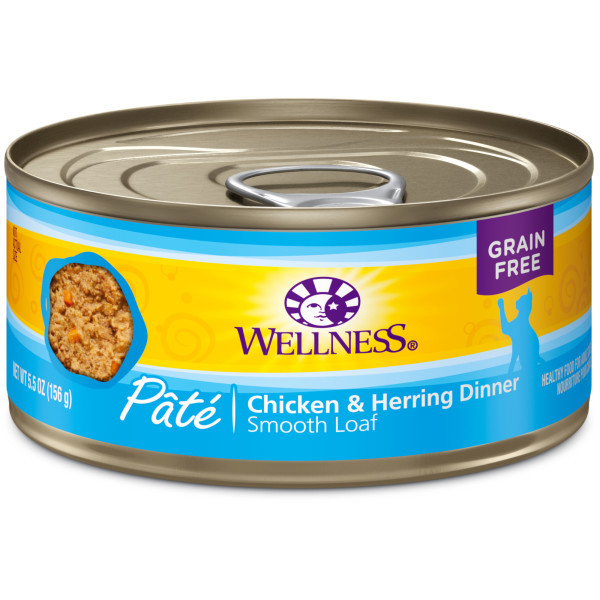 Wellness Complete Health Chicken & Herring Canned Cat Food 5.5 oz