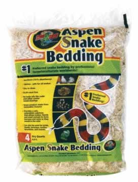 zoo med aspen snake bedding 24 quarts