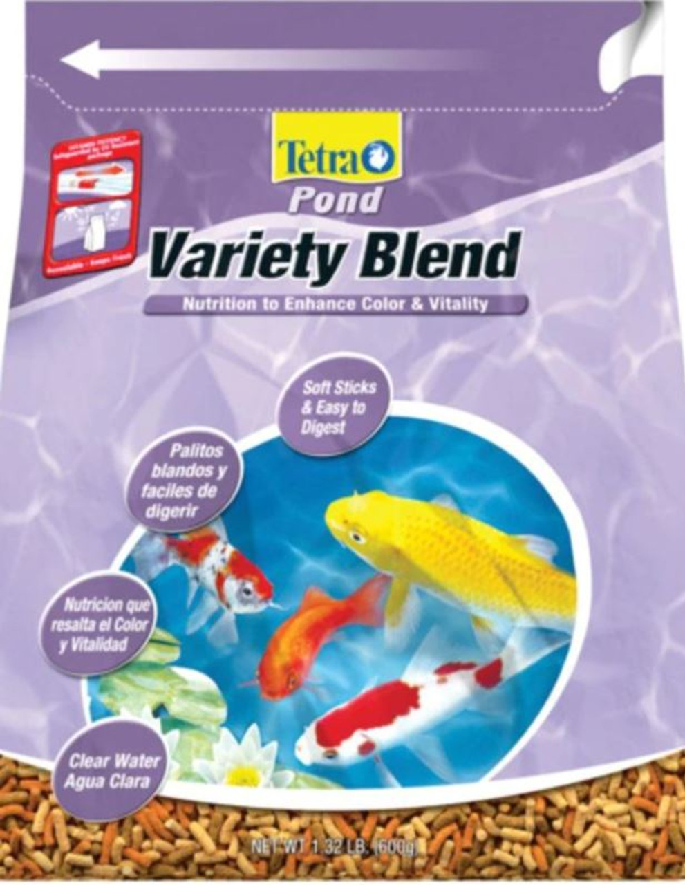 Tetra Brown Pond Fish Food Sticks in the Pond Accessories department at