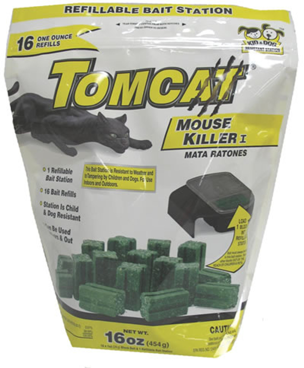 Tomcat Rat and Mouse Killer Bait, 15 ct.