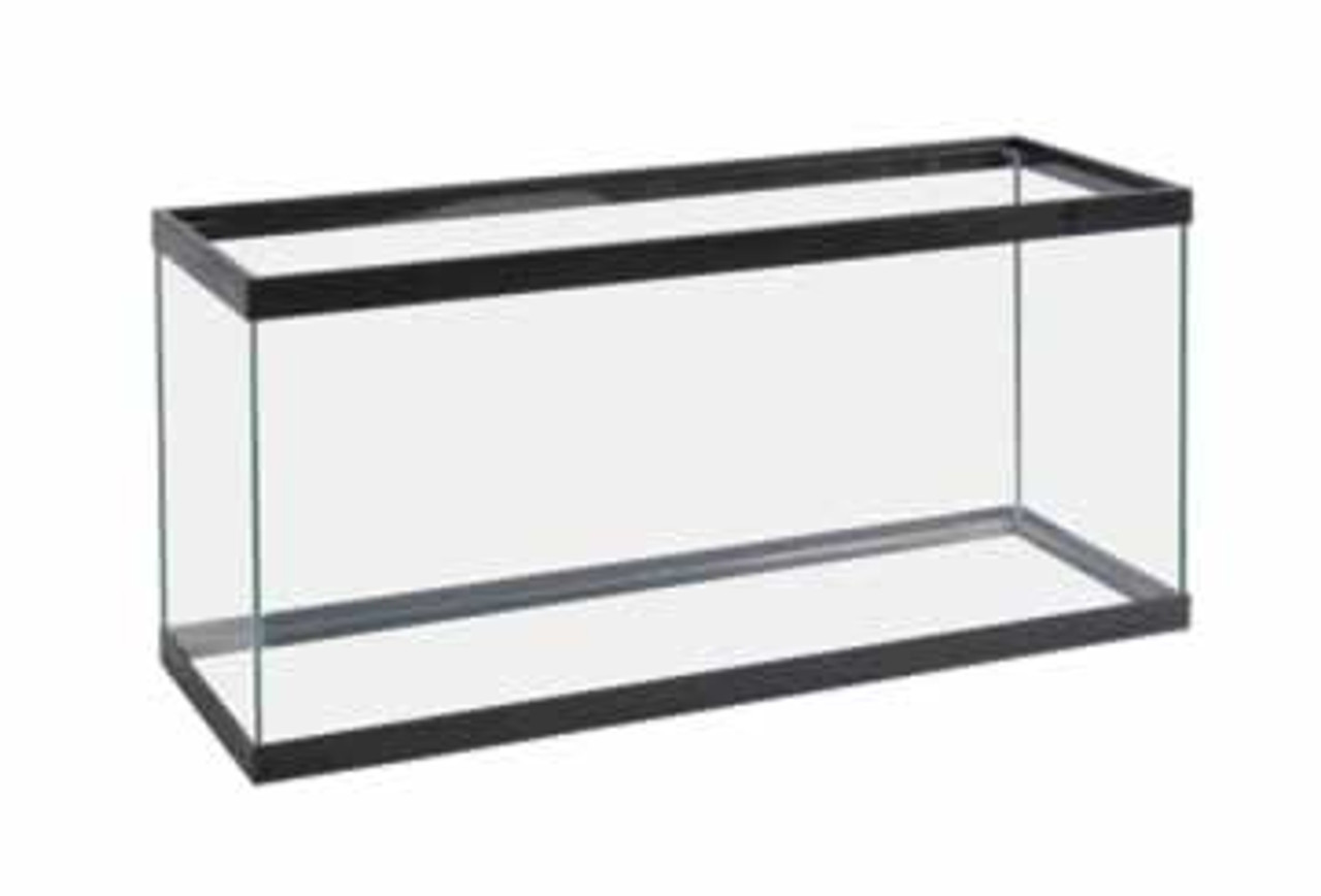 Black Breeder Aquarium Tank, 40 Gallon 