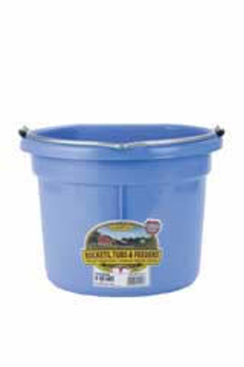 Duraflex 8 Quart, Berry Flat Back Bucket - CountryMax