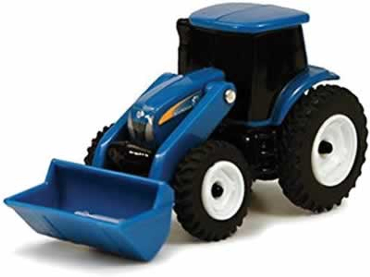 blue toy tractor