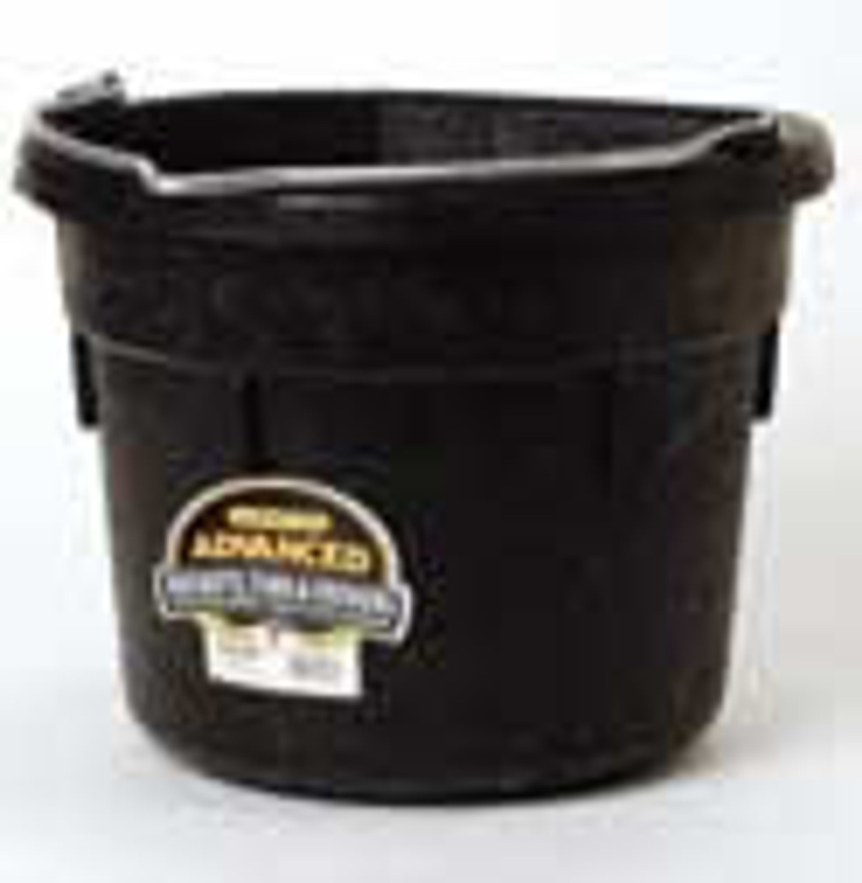 Little Giant 20 Quart Flat Back Plastic Bucket Blue