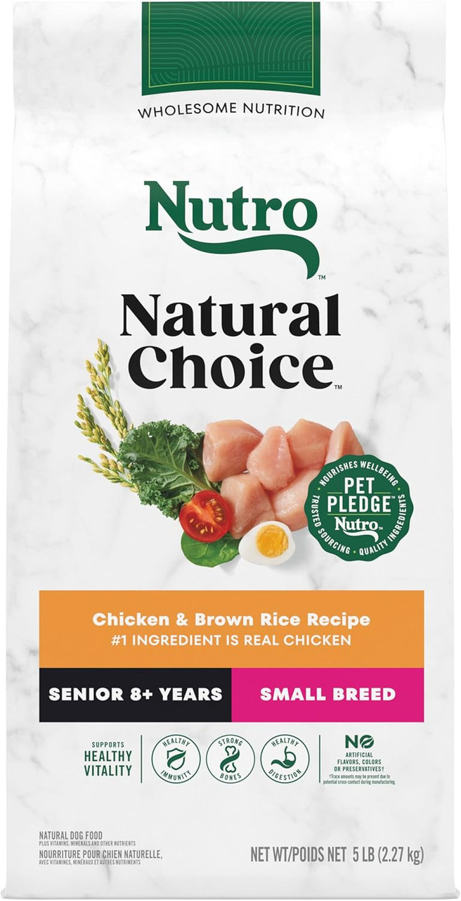 Nutro Natural Choice Small Breed Chicken Brown Rice Senior Dog