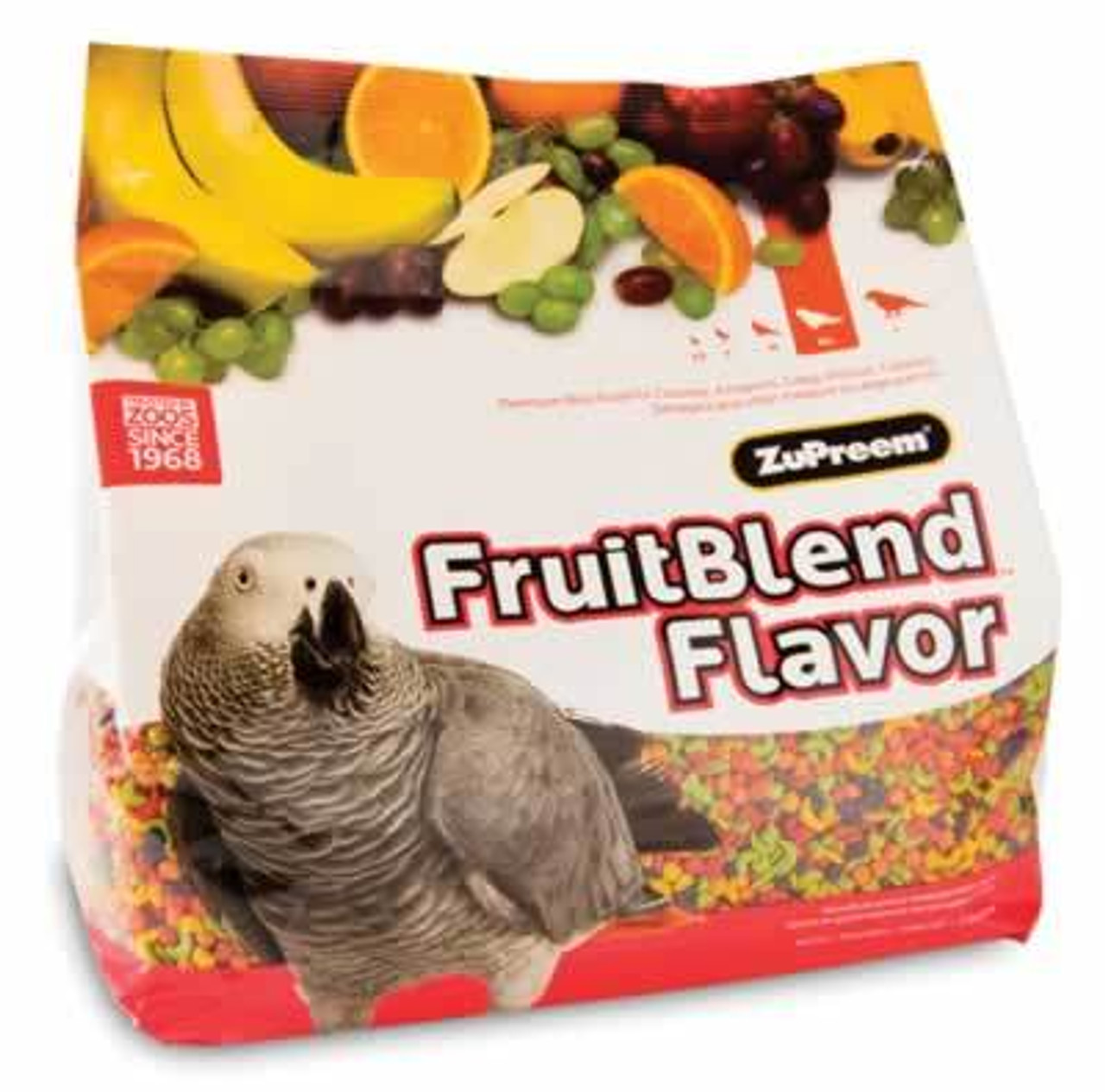 ZuPreem FruitBlend Flavor 907g 3袋セット ZuPreem FruitBlend Bird Diet for Med & Large Birds, 3.5 lbs