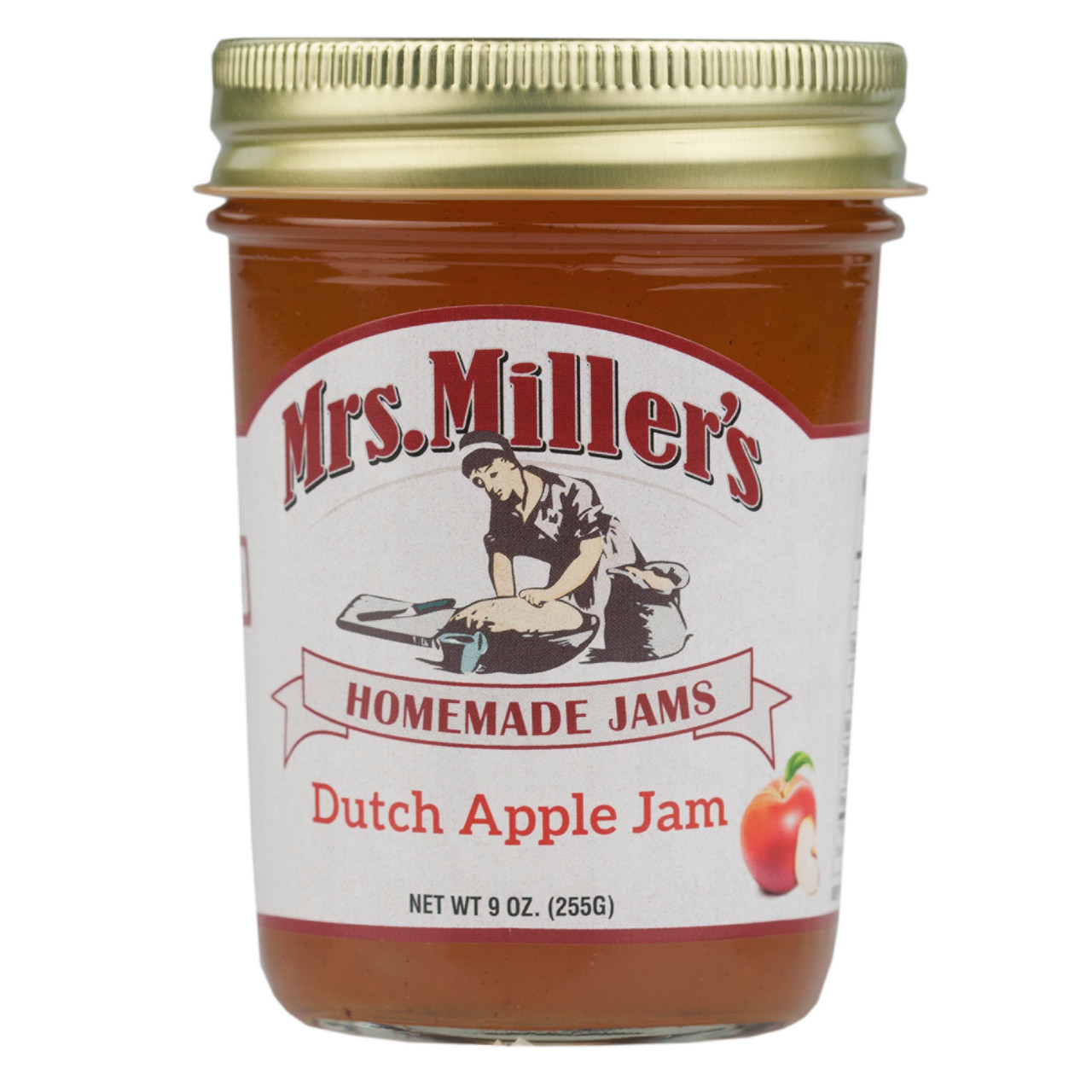 Mrs. Miller's Homemade Dutch Apple Jam 8 Ounces - CountryMax