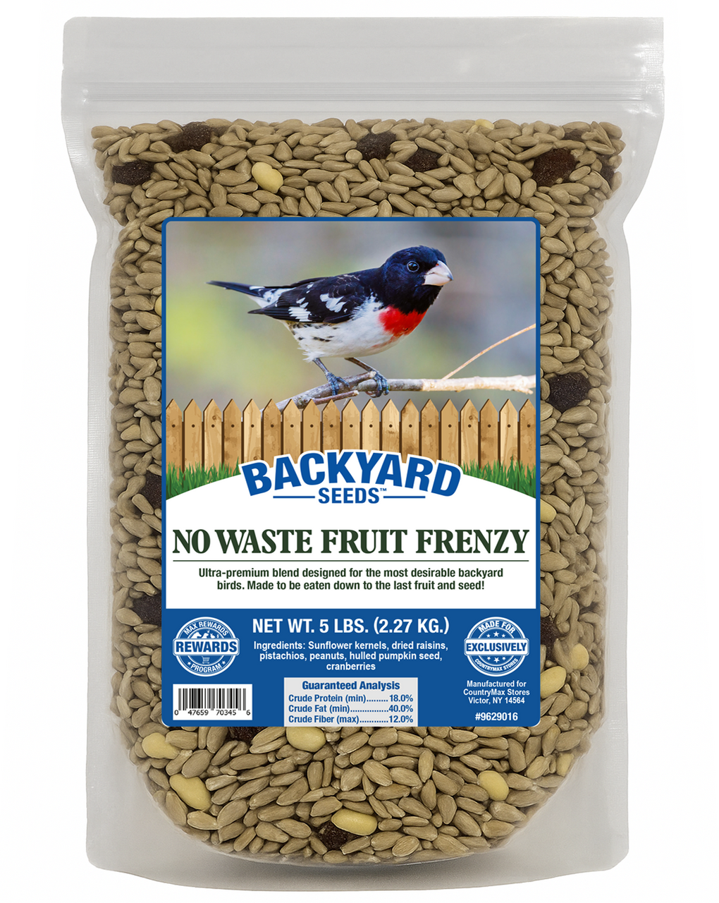 Backyard Seeds No Waste Fruit Frenzy Bird Seed - CountryMax