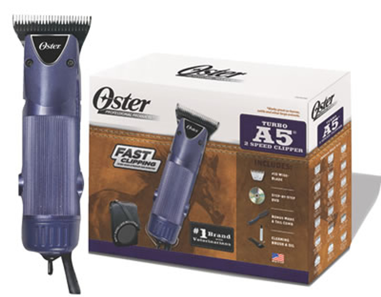 Oster Turbo A5 Two Speed Clipper w/ Size 10 Wide Blade