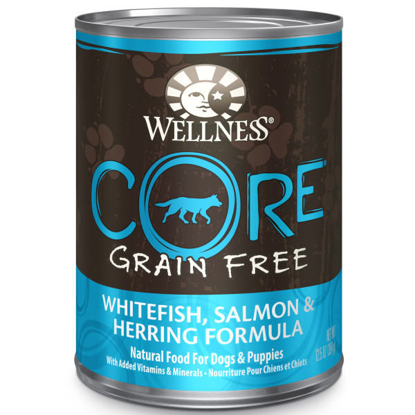Wellness CORE Grain Free Salmon, Whitefish Herring Canned Dog
