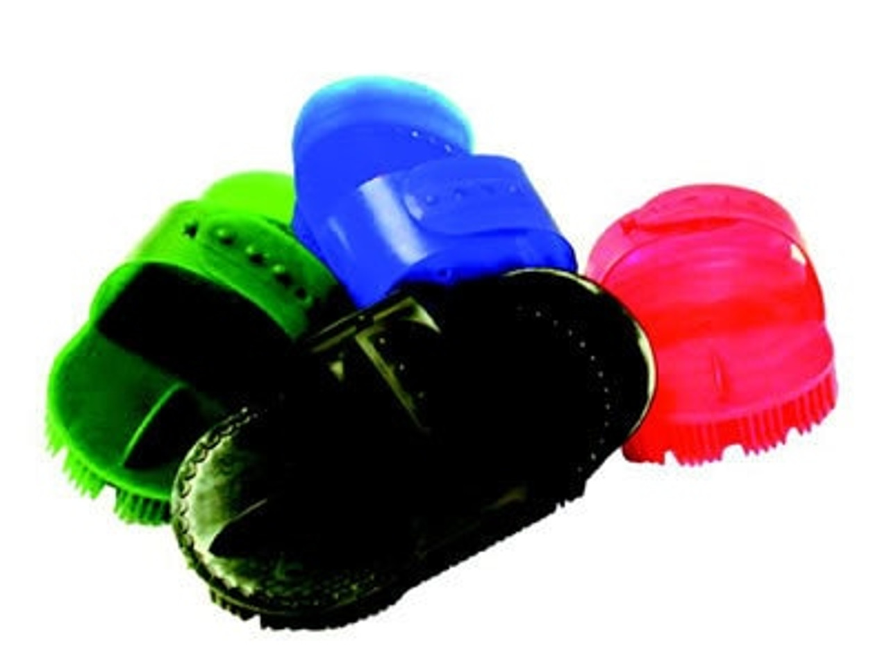 Plastic Curry Horse Brush, Red CountryMax