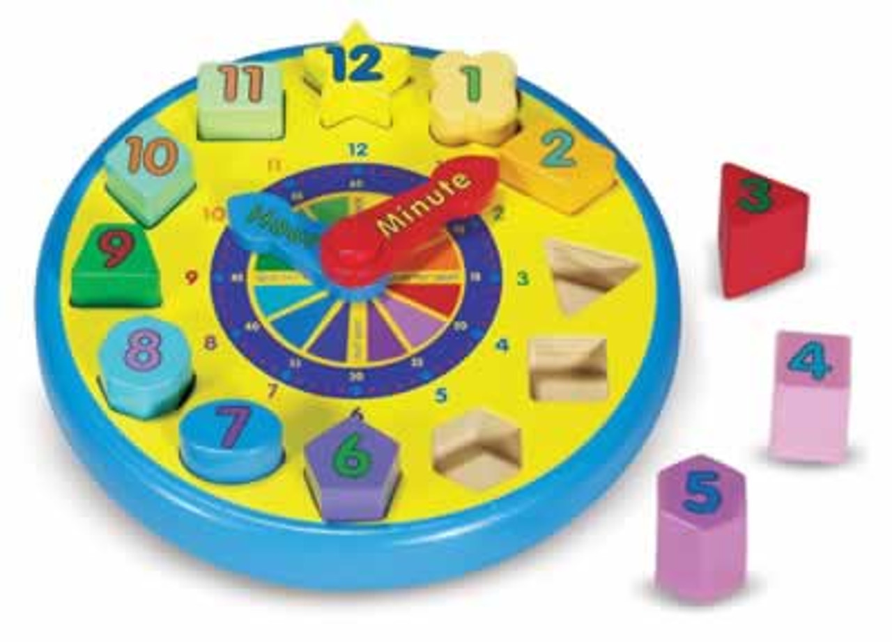 melissa & doug clock