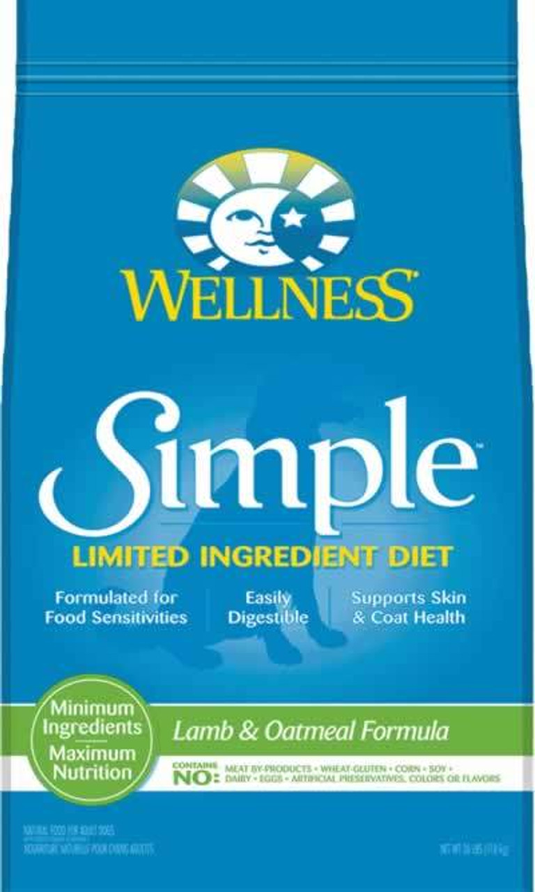 wellness simple dog food lamb and oatmeal