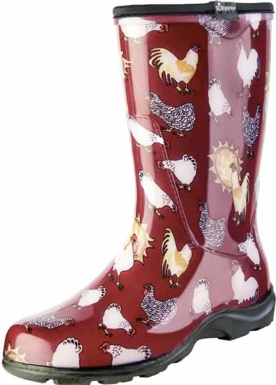 Sloggers Womens Red Print Chicken Print 