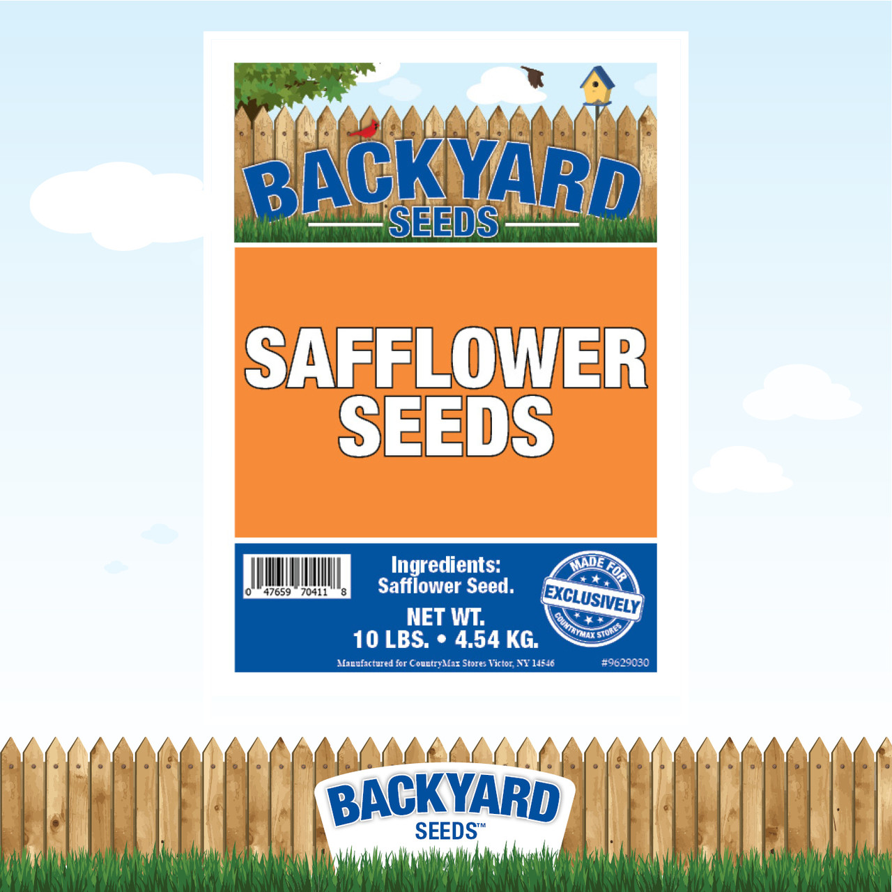 Safflower Bird Seed, Bulk Bird Food CountryMax