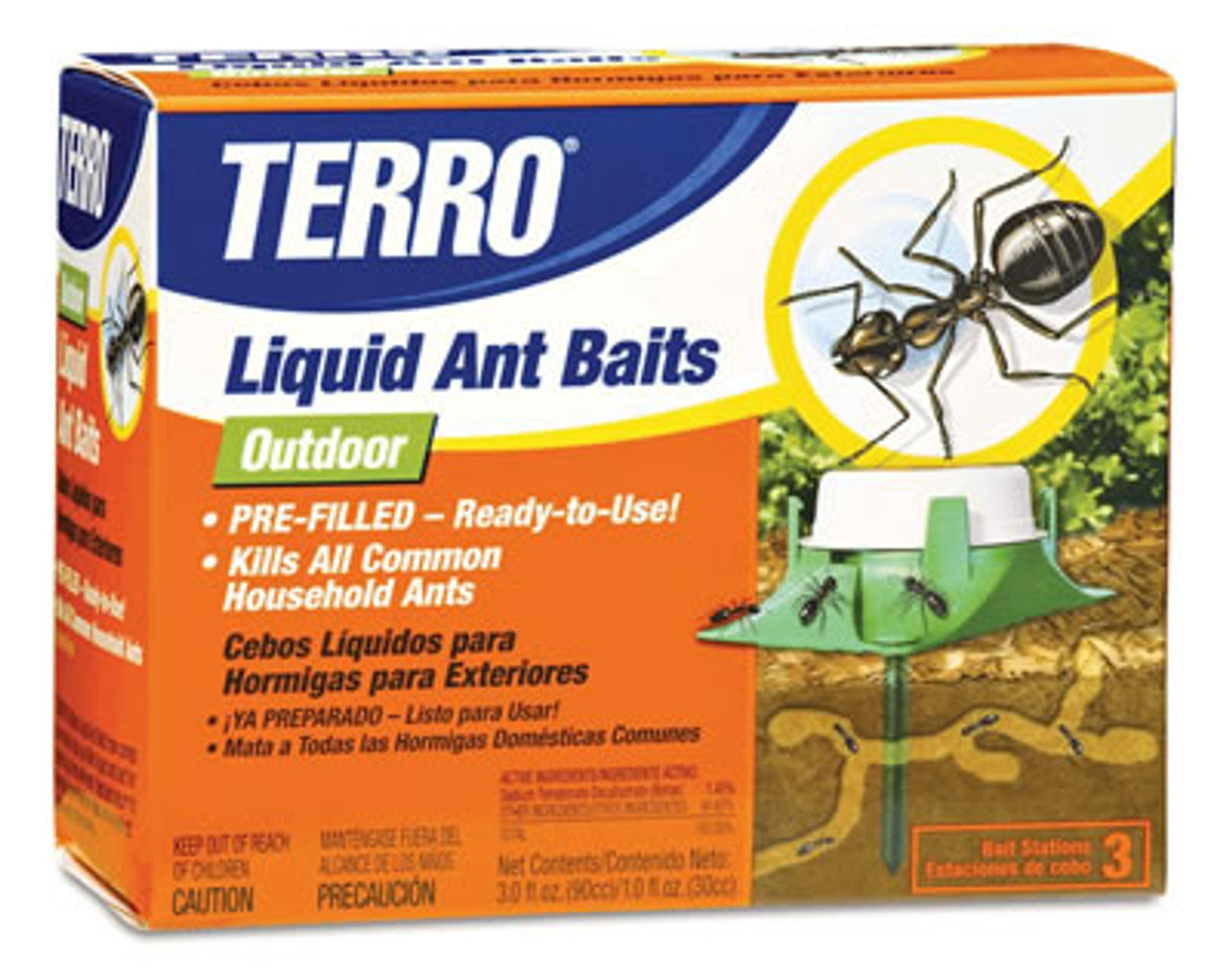 Terro PreFilled Liquid Ant Killer II Baits, 4-Packs of 6 Baits Each 