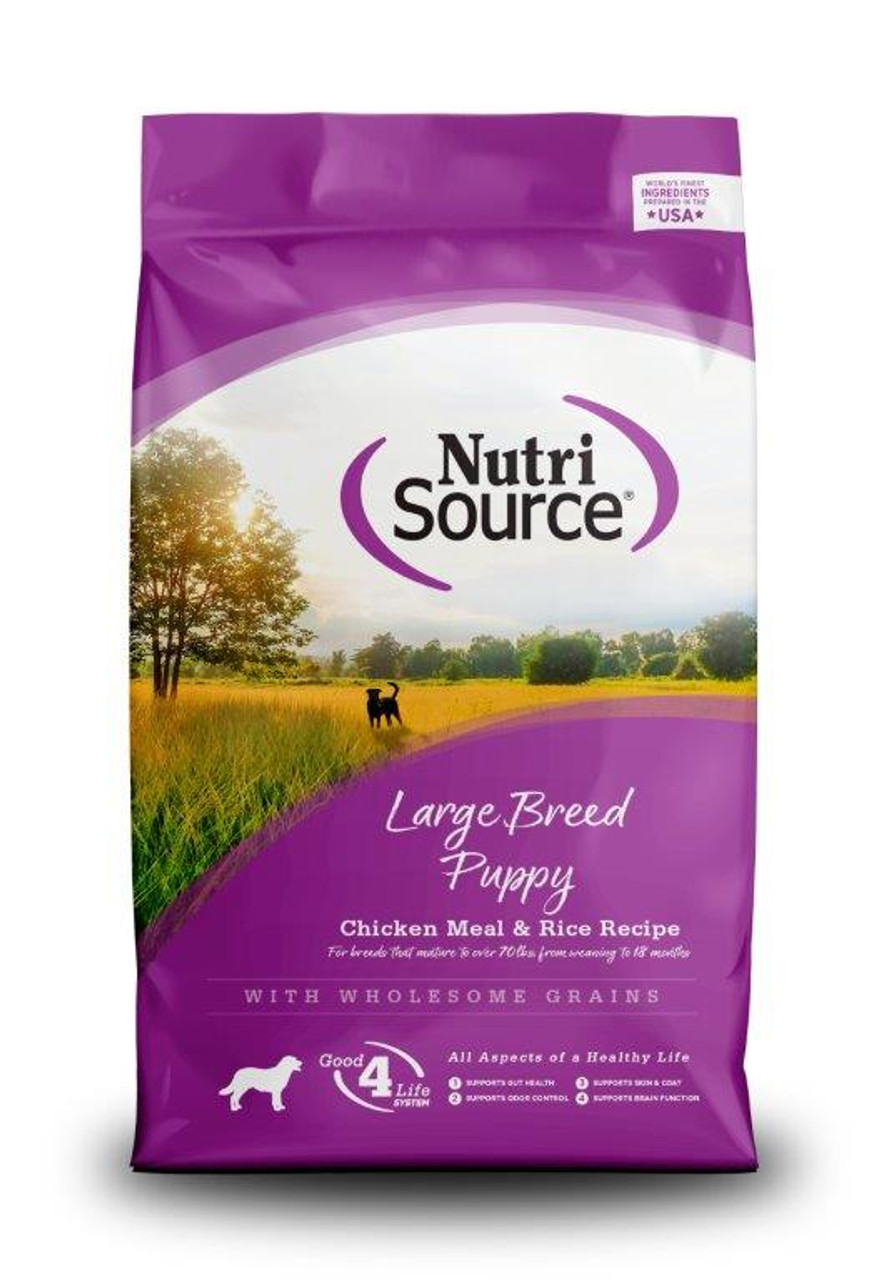 nutrisource breed puppy chicken and rice dog food