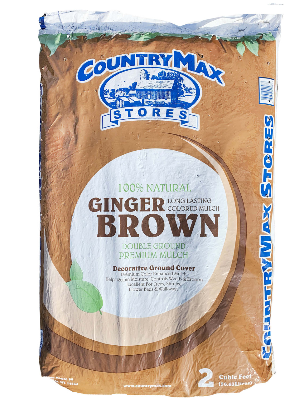 Ginger Brown Premium Hardwood Mulch, 2 Cu. Ft. - CountryMax