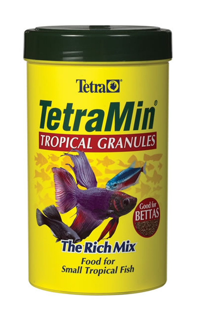 Tetra TetraMin Tropical Granules 3.52 oz, Nutritional Fish Food 
