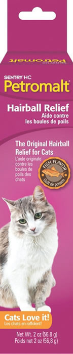 sentry hairball relief fish flavor