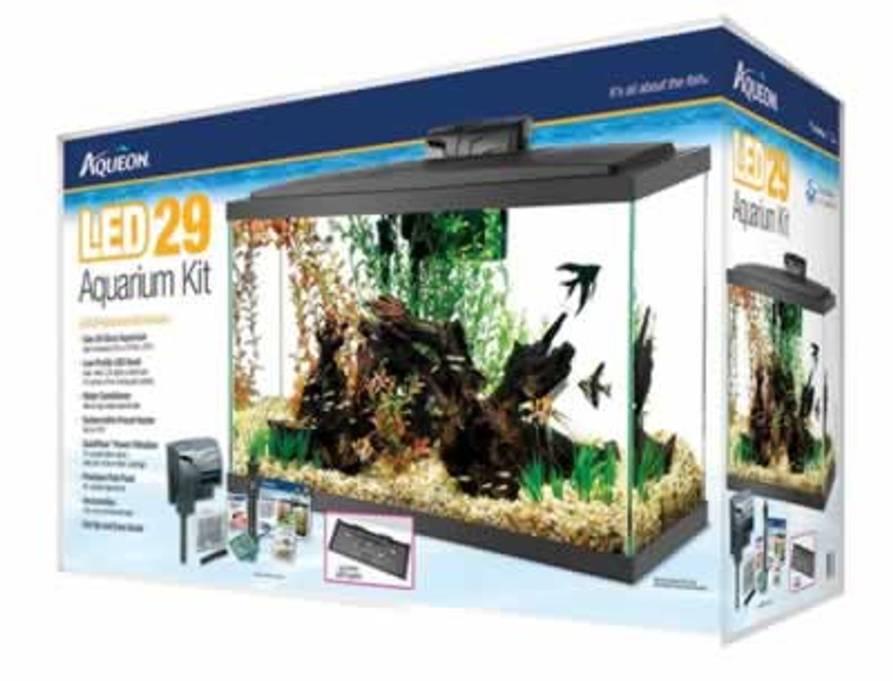Aqueon Led Aquarium Kit 29 Gallons Countrymax aqueon led aquarium kit 29 gallons