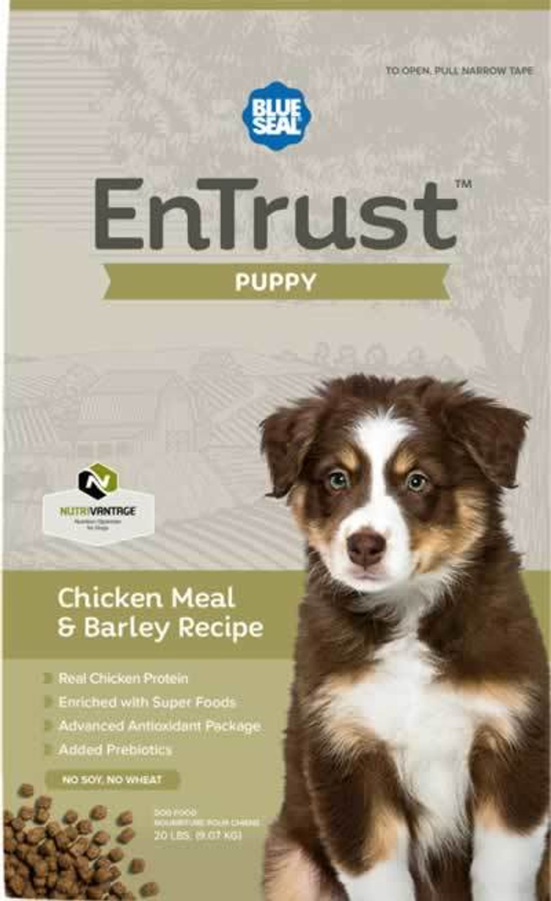 Blue Seal EnTrust Puppy Chicken Meal \u0026 