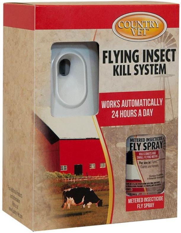 Country Vet Equine Mosquito Fly Control Dispenser Kit Countrymax