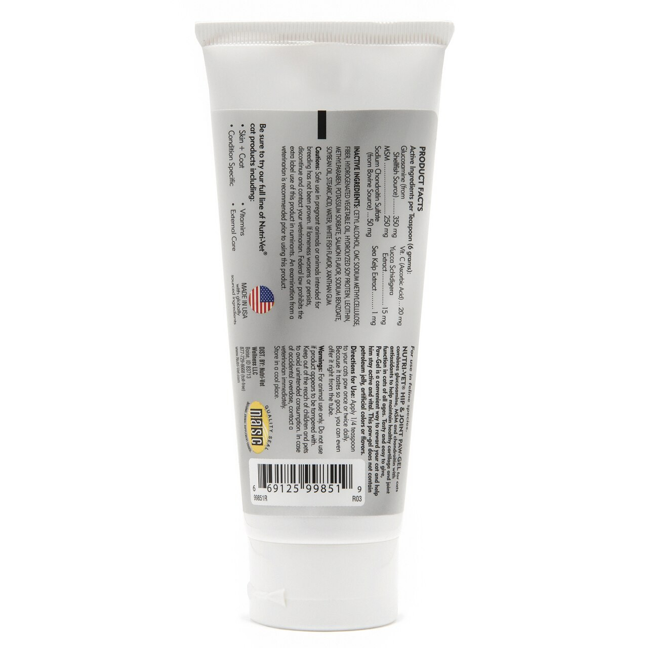 NutriVet Hip & Joint Extra Strength PawGel for Cats CountryMax
