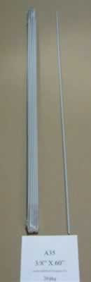 Sunguard Fiberglass Rod Post, 3/8