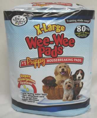 Wee Wee Extra Large Puppy Housebreaking Pads, Pack